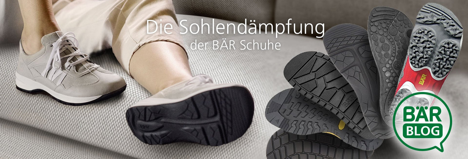 Die Dämpfung der Schuhsohlen