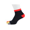 Rainbow toe socks